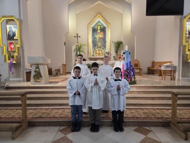 Przyjęcie do grona ministrantów i lektorów